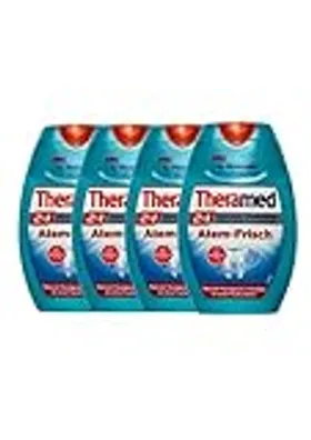 Theramed, Zahnpasta Ultra Weiß, Whitening und Fleckenschutz,  antibakterielle Wirkung, für frischen Atem und gesundes Zahnfleisch, 1  Flasche mit 75 ml
